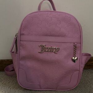 Juicy Couture Light Pink Embossed Backpack